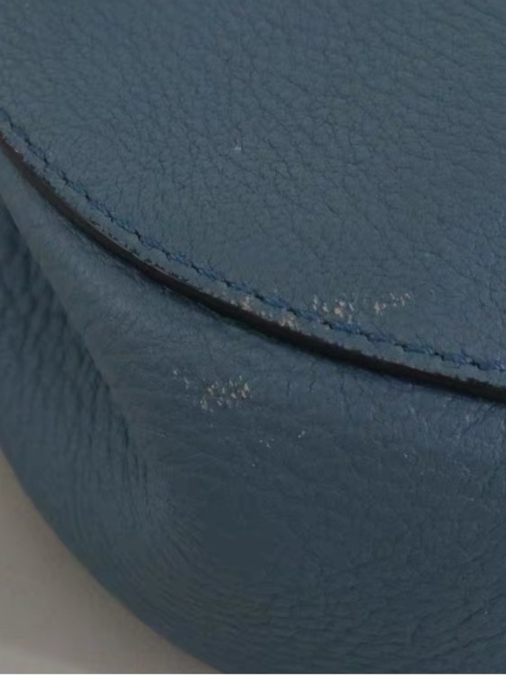 🚩steal Chloe Blue Leather Shoulder Bag with Gold Hardware - Picture 8 of 9